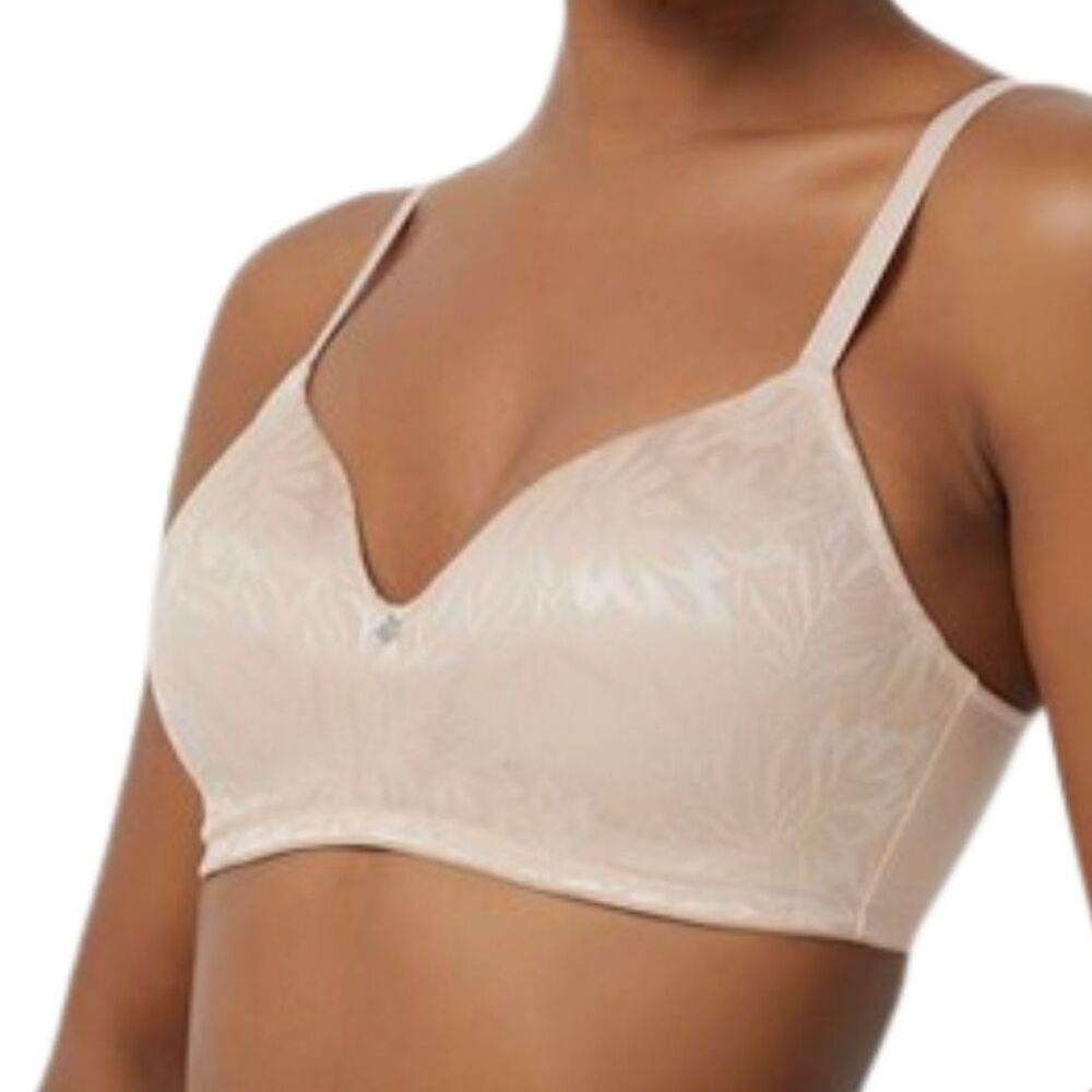 Breezies Jacquard Shine Wirefree T-shirt Bra